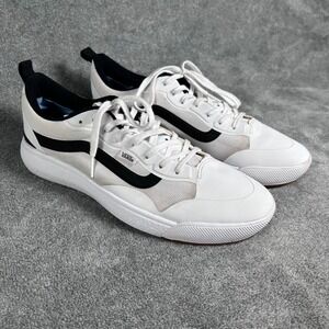 Vans Ultrarange Athletic Sneakers Shoes Men Size 11 White Black EU 44.5 VN0A3MVM